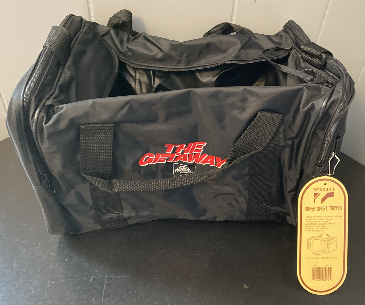 Vintage 1994 The Getaway Movie Promo Gym Duffle Bag MCA Universal Home Video NEW