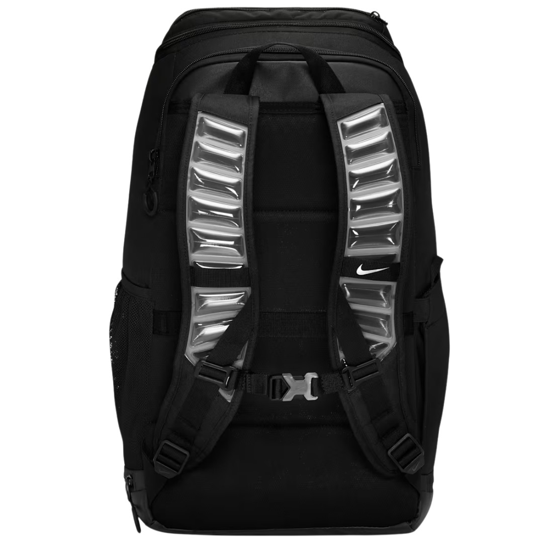 Nike Varsity Elite Backpack Black and Metallic Silver HM9965-010 32L