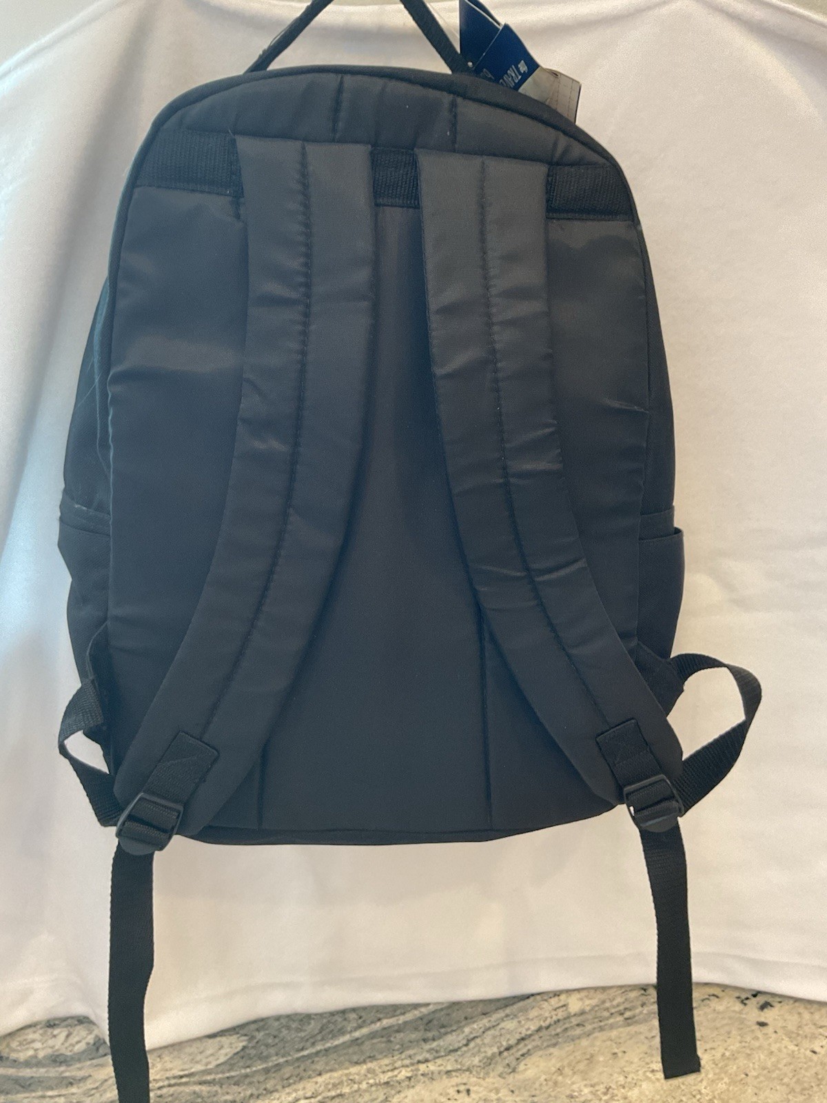NOS NWT Vintage Basic Editions Canvas Suede Leather Backpack READ