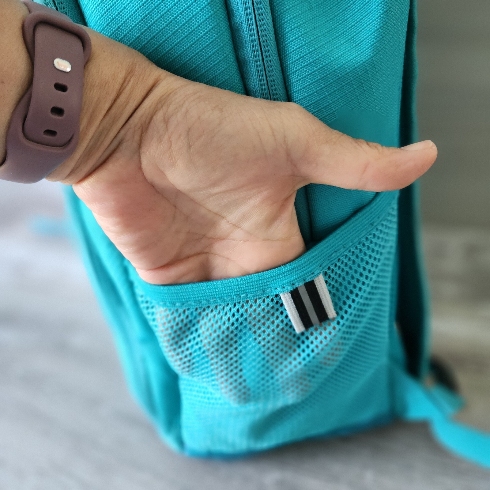 High Sierra Unisex Riprap Water Repellent Everyday Laptop Backpack Aqua Blue