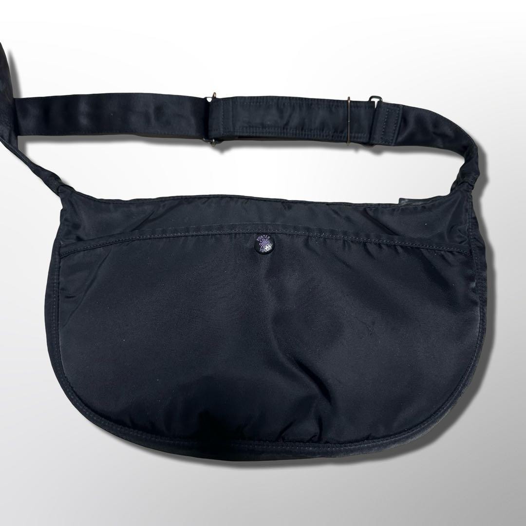 PORTER x Disney Tanker Shoulder Bag Black Limited Edition 19×32 cm Genuine