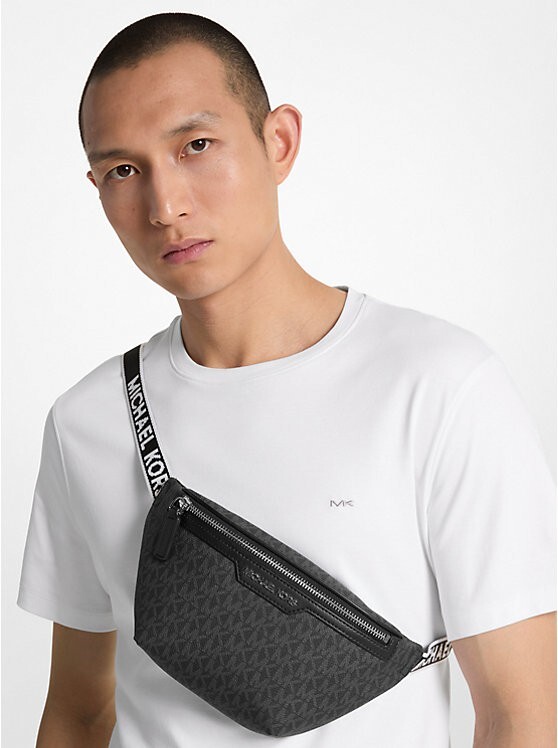 NWT Michael Kors Logo Cooper Mini Belt Bag Fanny Pack Crossbody ~ Mens Unisex