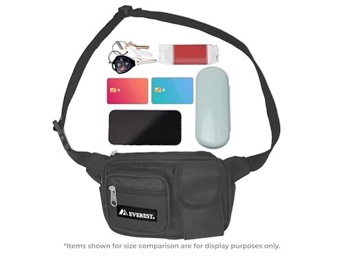 Multiple Pocket Waist Pack, One Size Navy