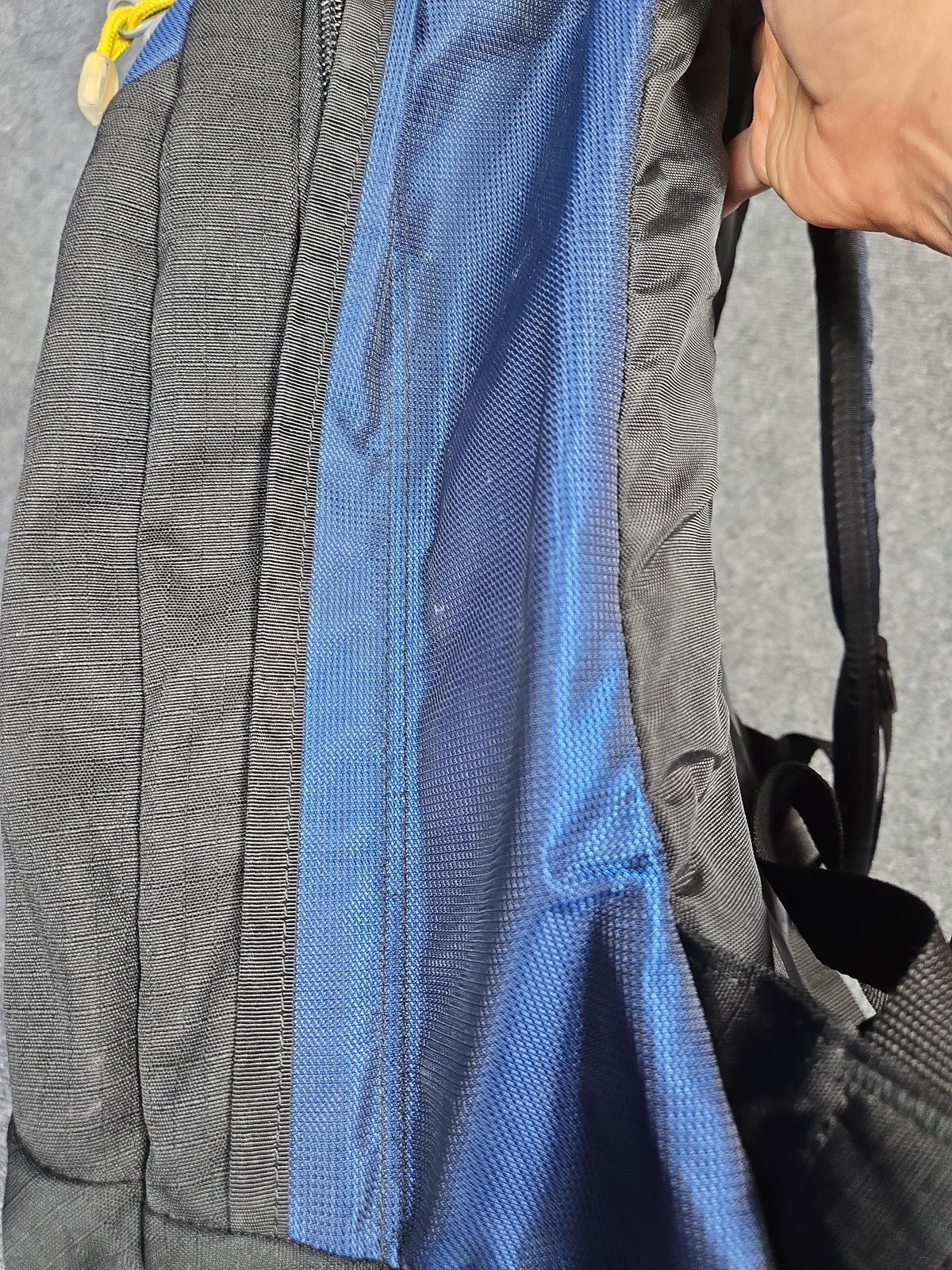 Timberland Backpack Mens Blue Black Yellow Outdoor Hiking School Travel Bag