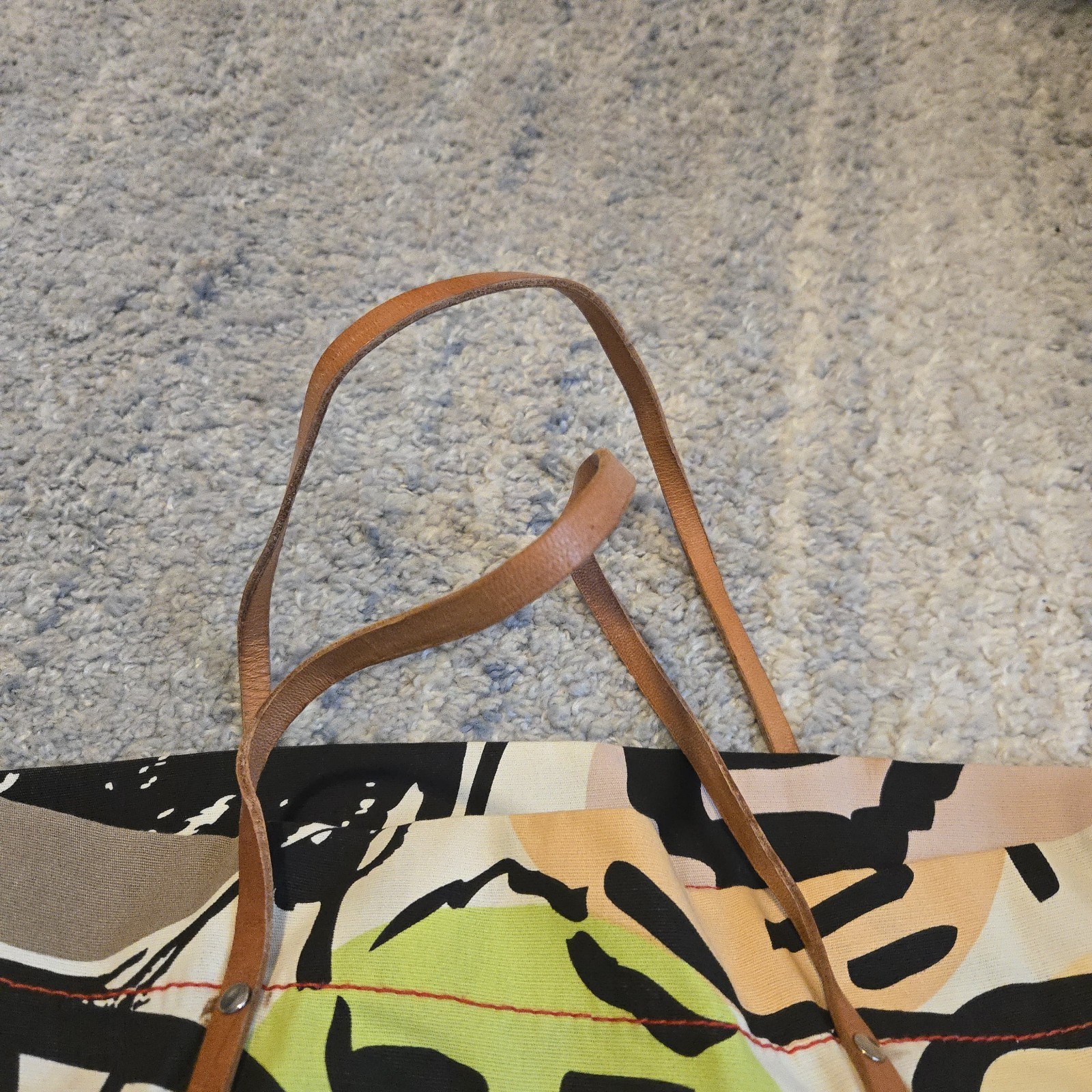 Ali Rapp MFAH Houston Museum Mixed Media Ikea Artist Canvas Tote Bag USED