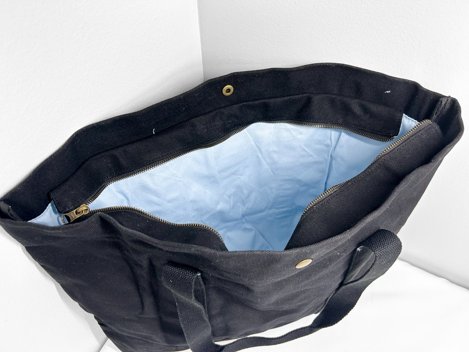 Breitling Deus Ex Machina Cycle Co Black Canvas Tote Travel Bag w Linen Dust Bag