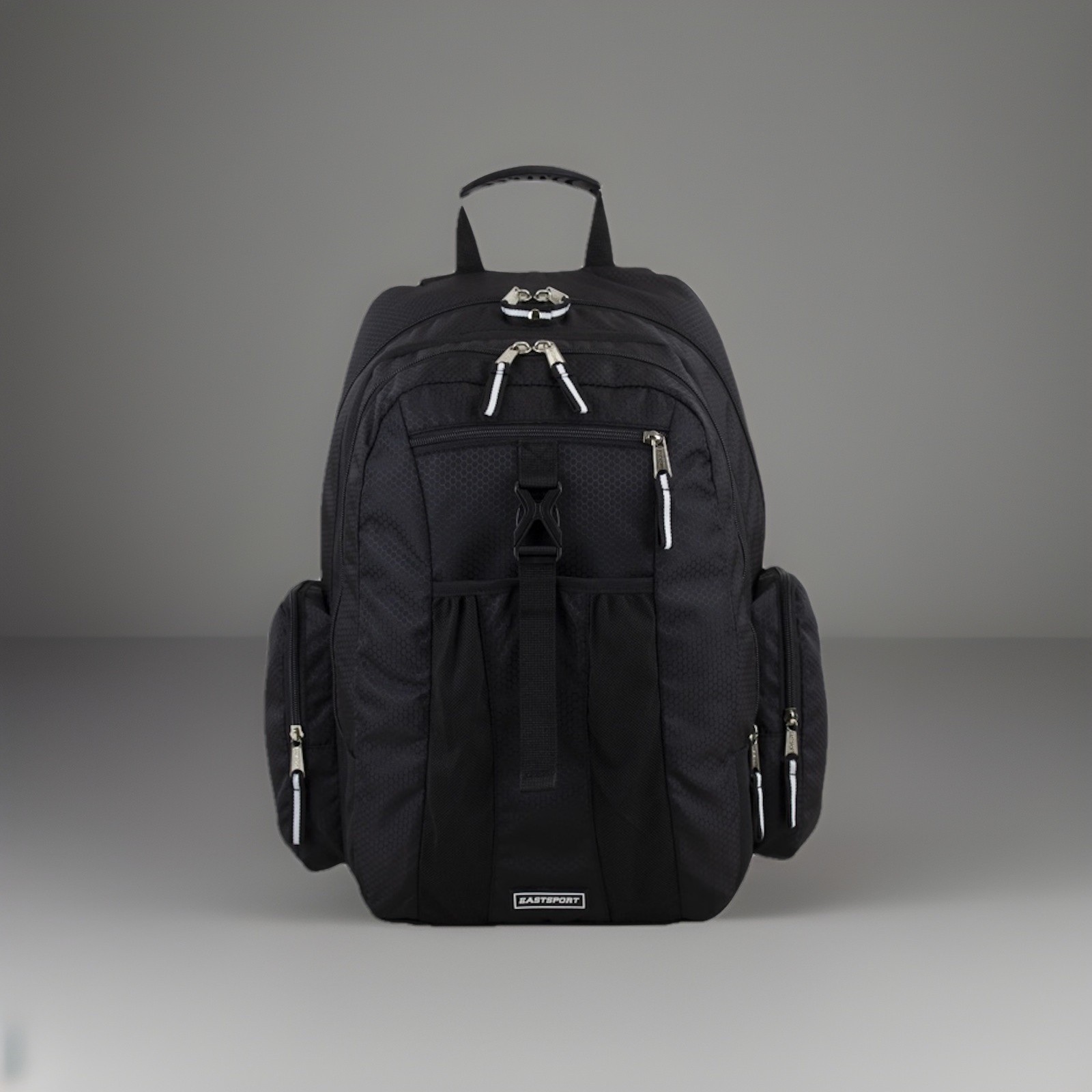 Eastsport Unisex 19″ Premier Expandable Recycled Backpack, Black
