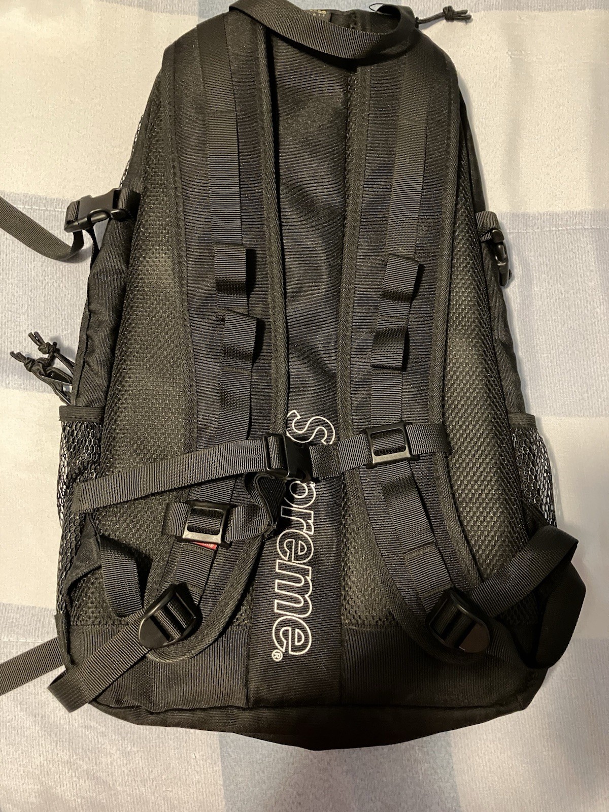 Supreme SS20 Black Mesh Backpack