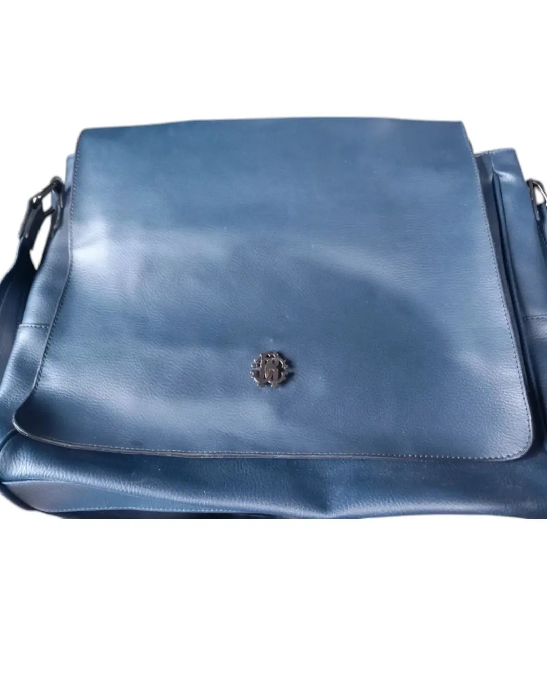 Roberto Cavalli LEATHER men’s CROSSBODY BAG