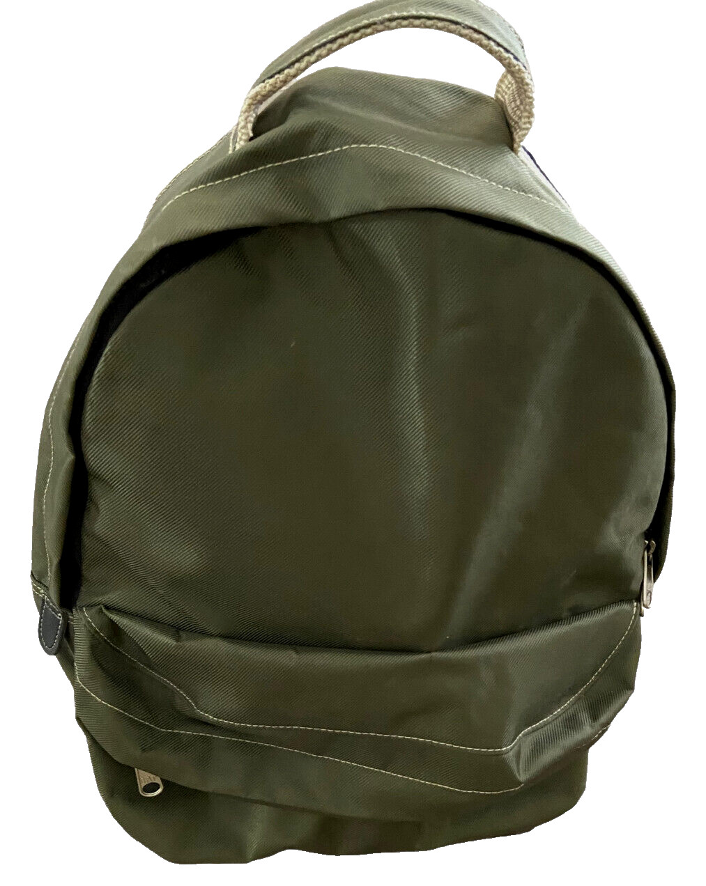 Gap Backpack Army Green Nylon Exterior Pocket Carryon Beach Sports Overnight Bag