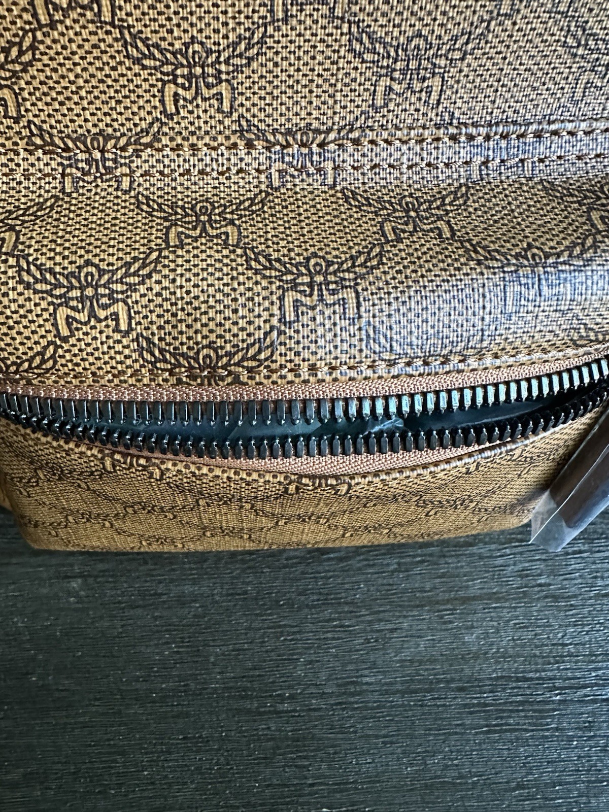 MCM STARK MIXED MONOGRAM BACKPACK,