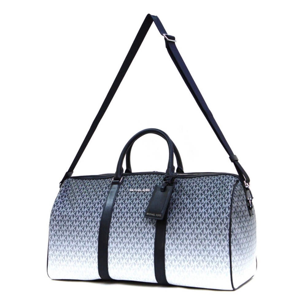 Michael Kors Cooper Men Carry-On Duffle Weekender Travel Luggage Bag -Black