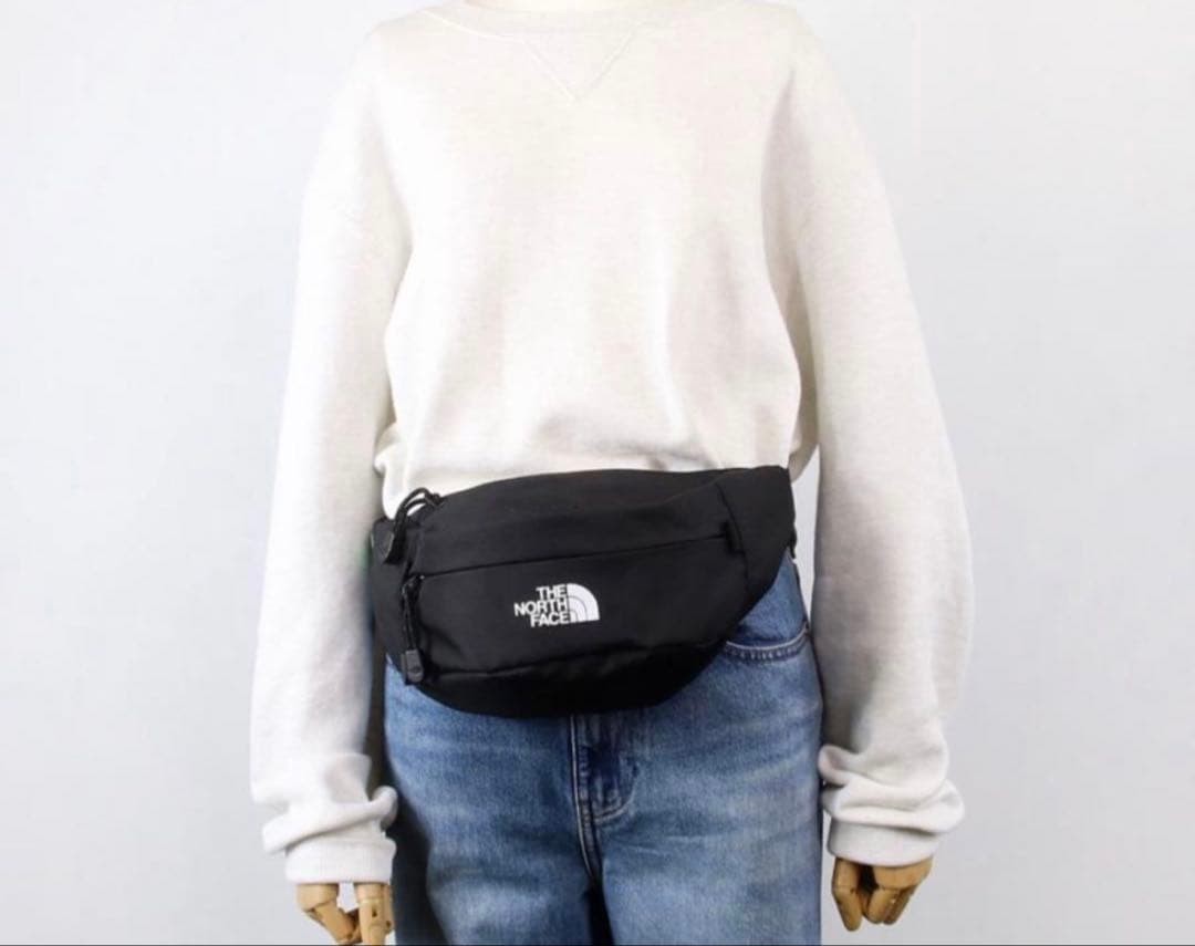 North Face Standard Hip Sack Black Waist Bag Recycled Material Unused