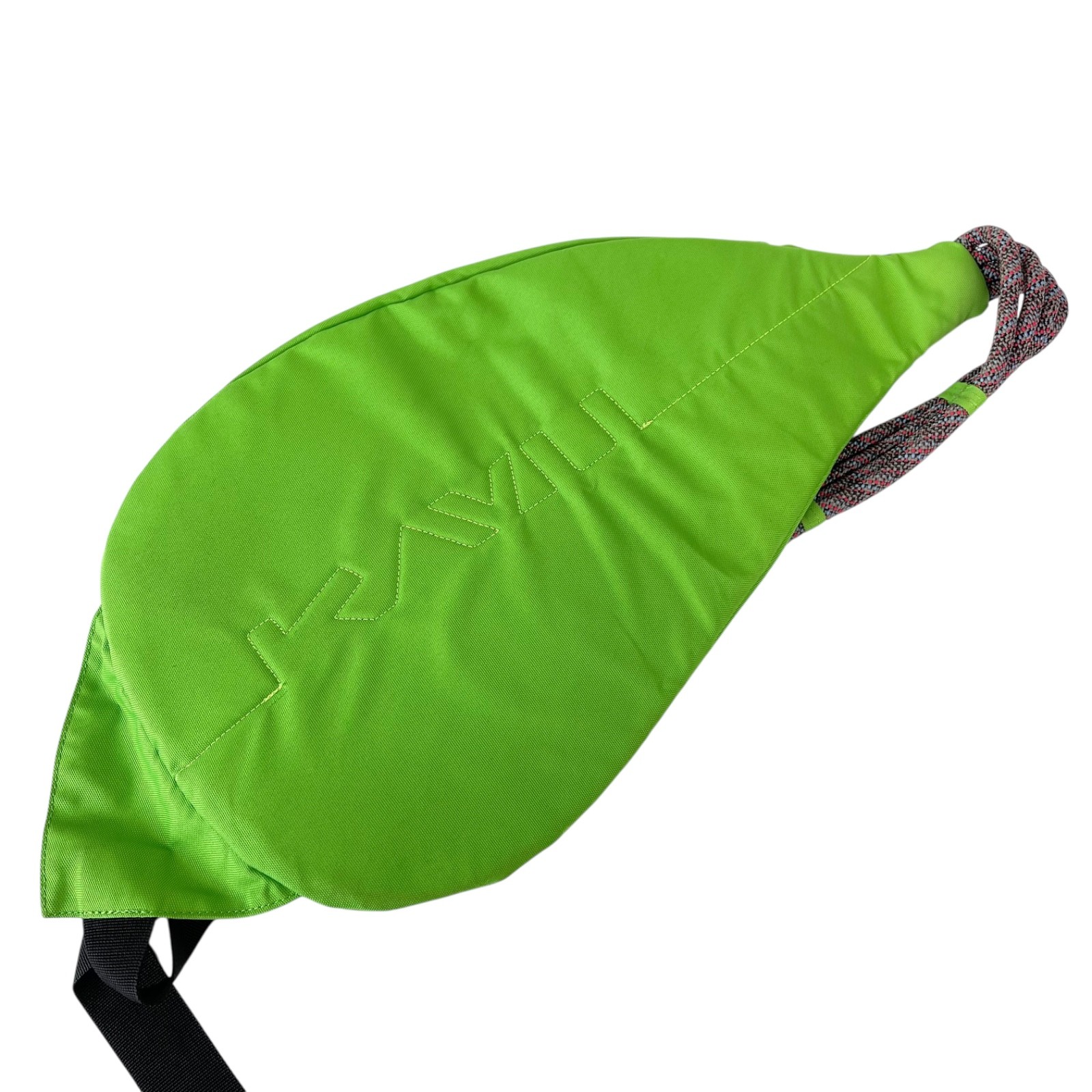 KAVU Rope Bag Sling Backpack Lime Green Crossbody Shoulder Daypack Unisex