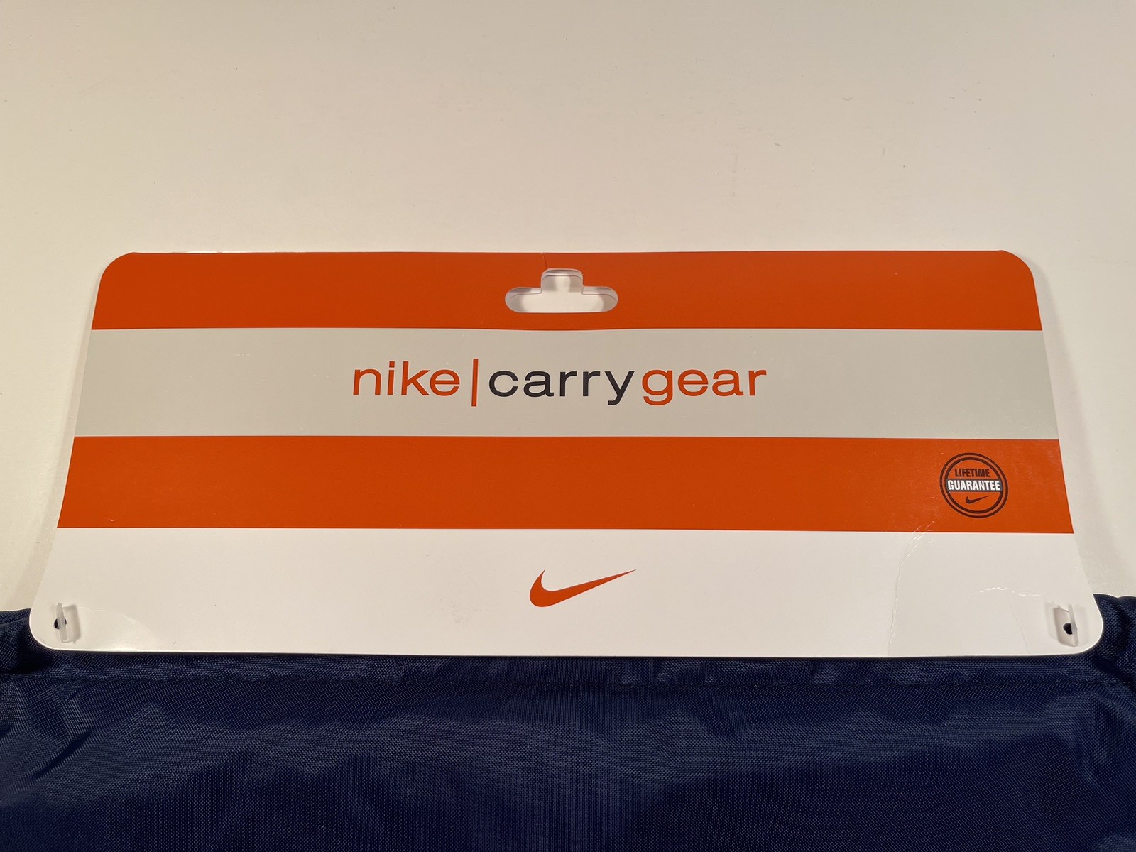 Nike Team Gym Sack, Navy Blue White, BA0034 405, Carry Gear, Lifetime Guarantee