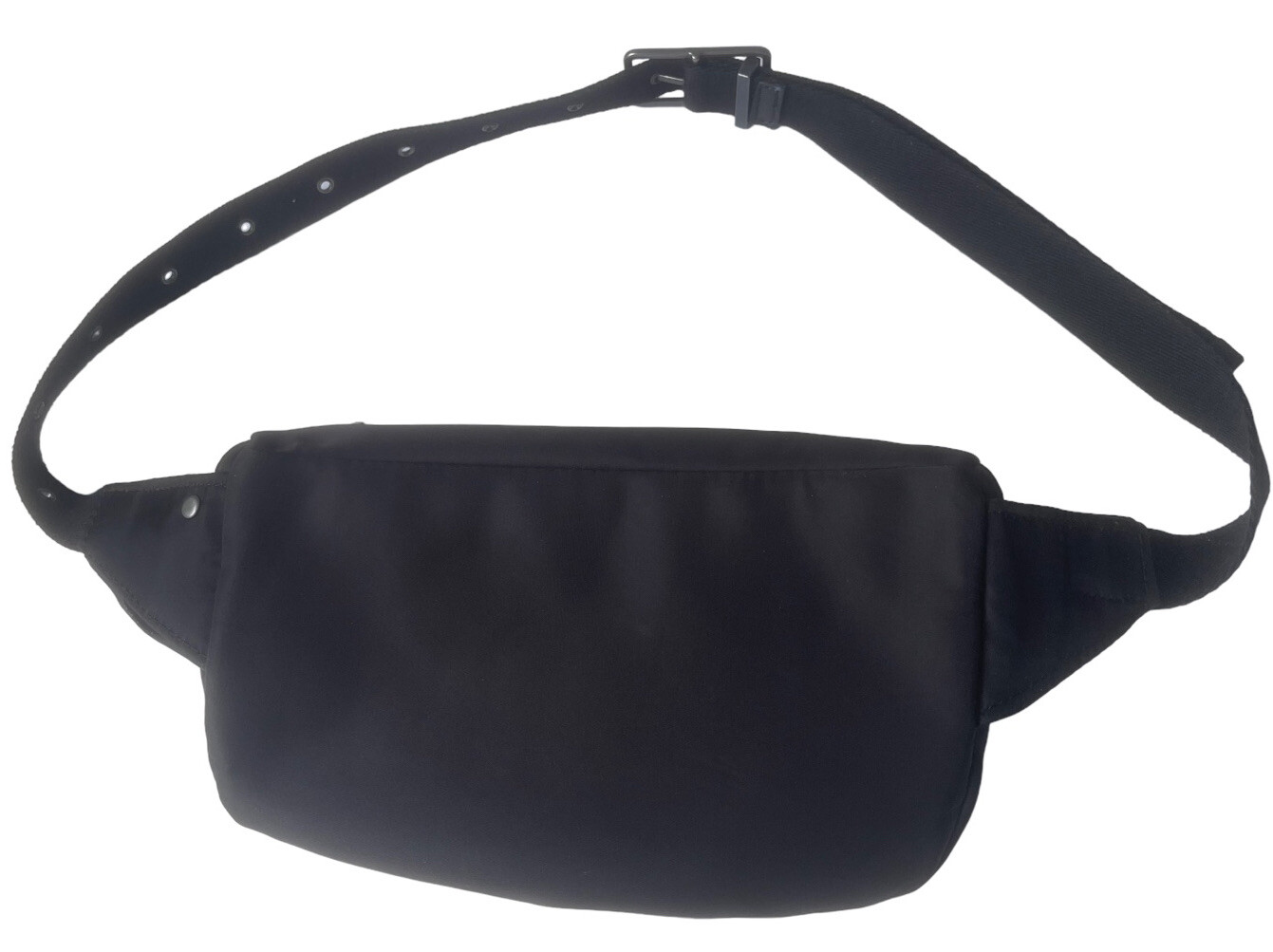 Matt and Nat Adjustable Hip Pouch Black Belt Bag Soft Velvety Fabric Fanny Pack