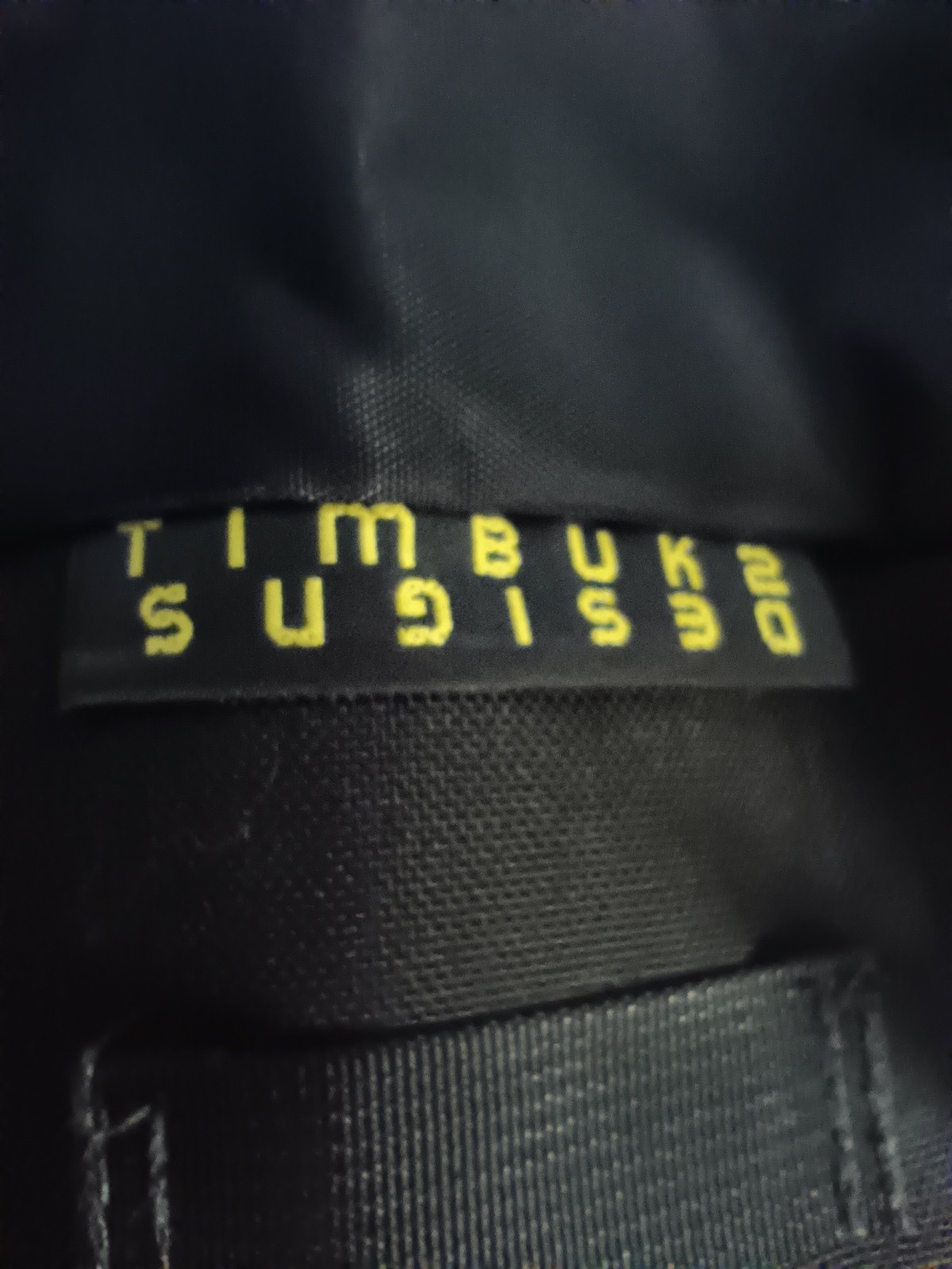 Timbuk2 Messenger Bag Large Customized Embroidered Black & Purple