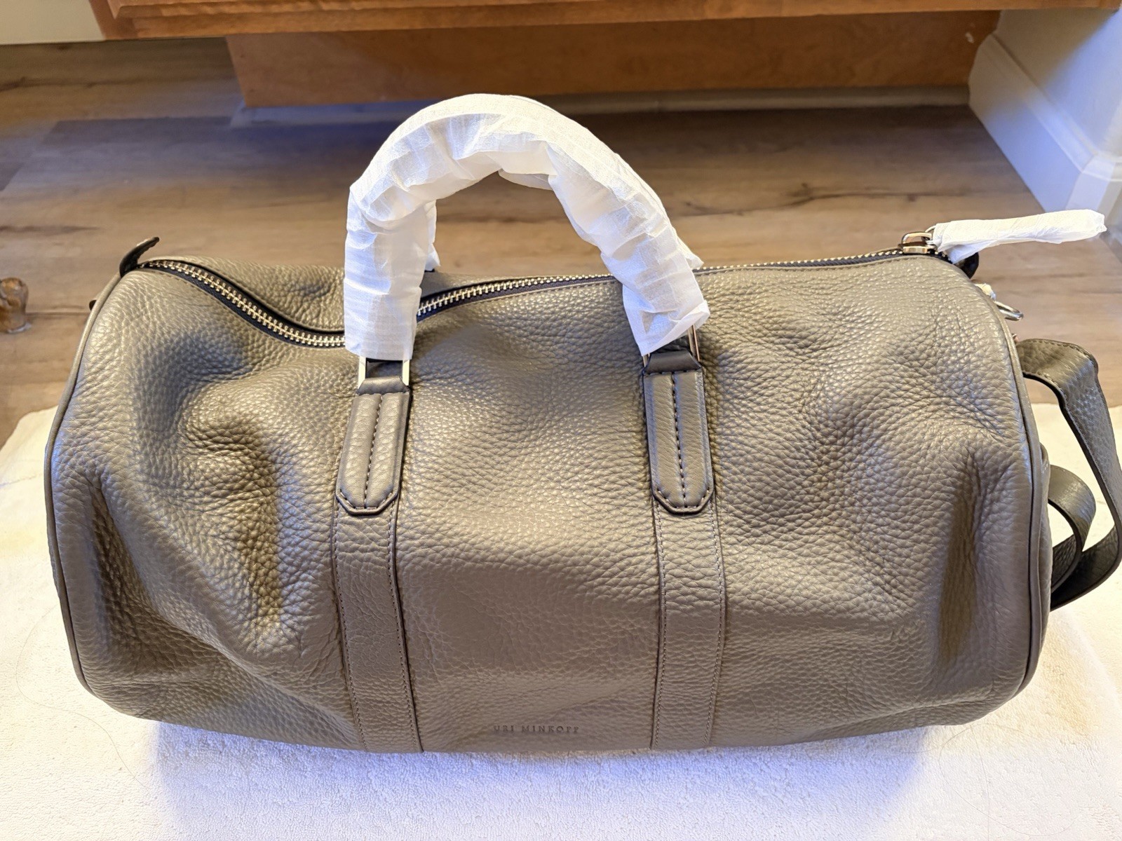 New URI MINKOFF Weekender Leather Duffle Bag
