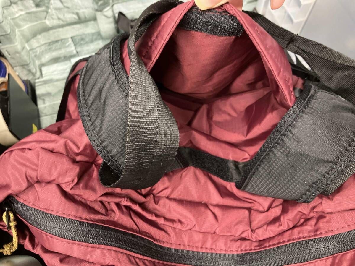 Patagonia Lightweight Travel Tote Pack 2way Wine Red x Black