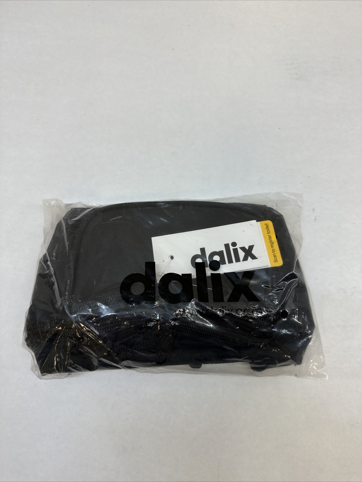DALIX Fanny Pack with 3 Pockets Black Travel Waist Pouch Adjustable