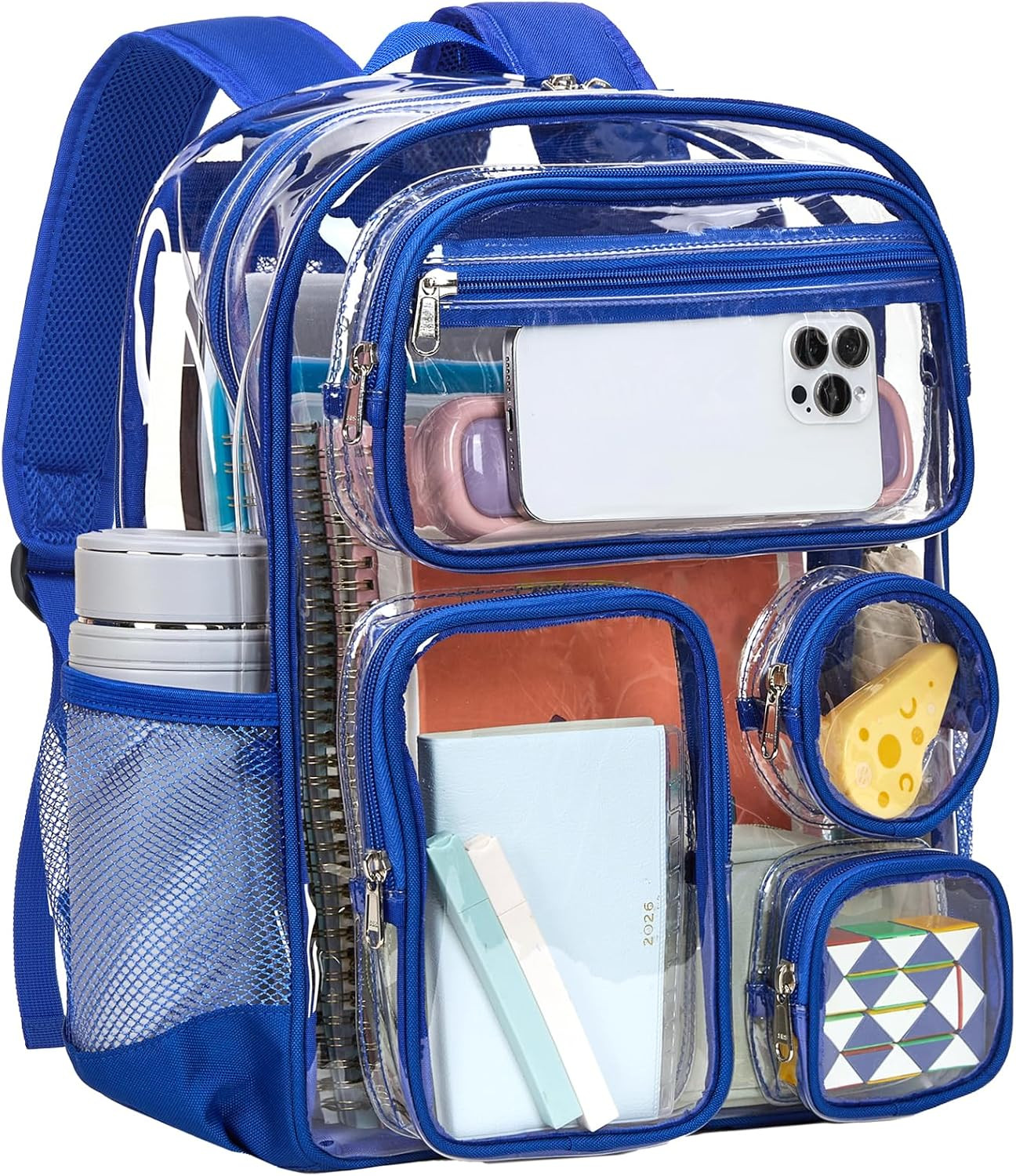 Clear Backpack Heavy Duty – Clear Backpacks for School Large Transparent Bookbag