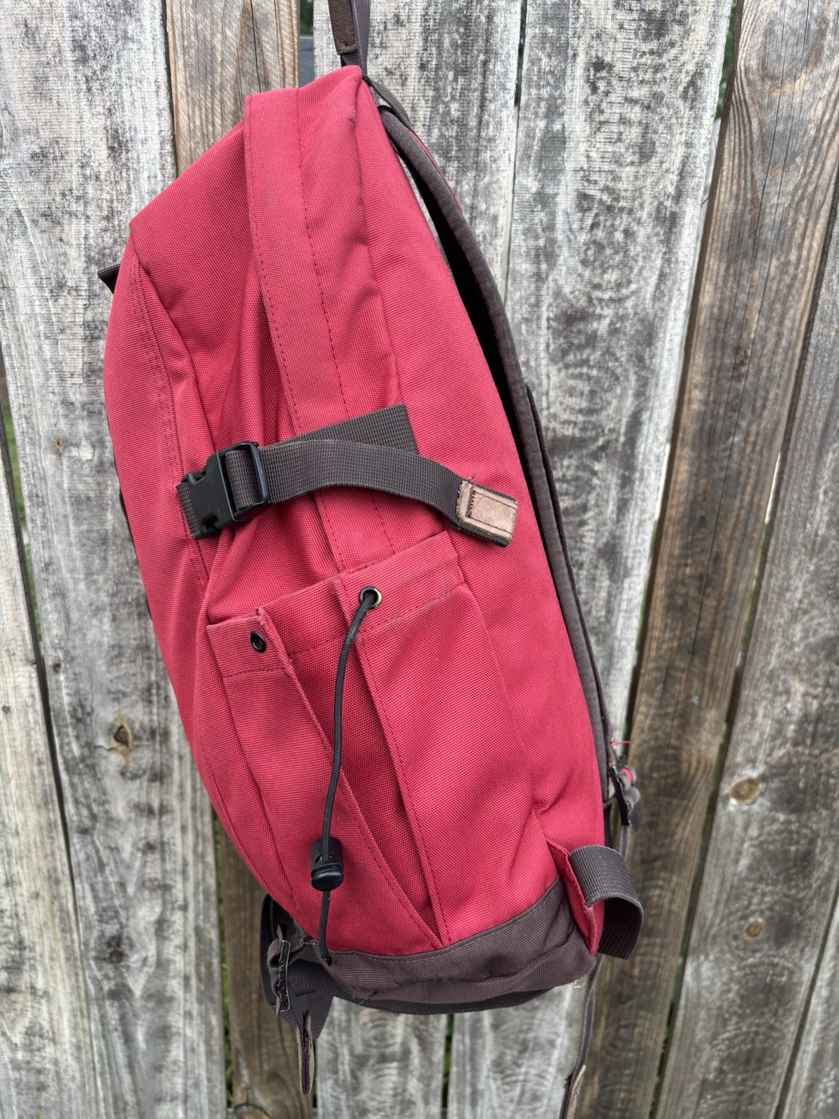 Timbuk2 Telegraph Backpack Retro Red Laptop Pocket San Francisco Gorp Messenger