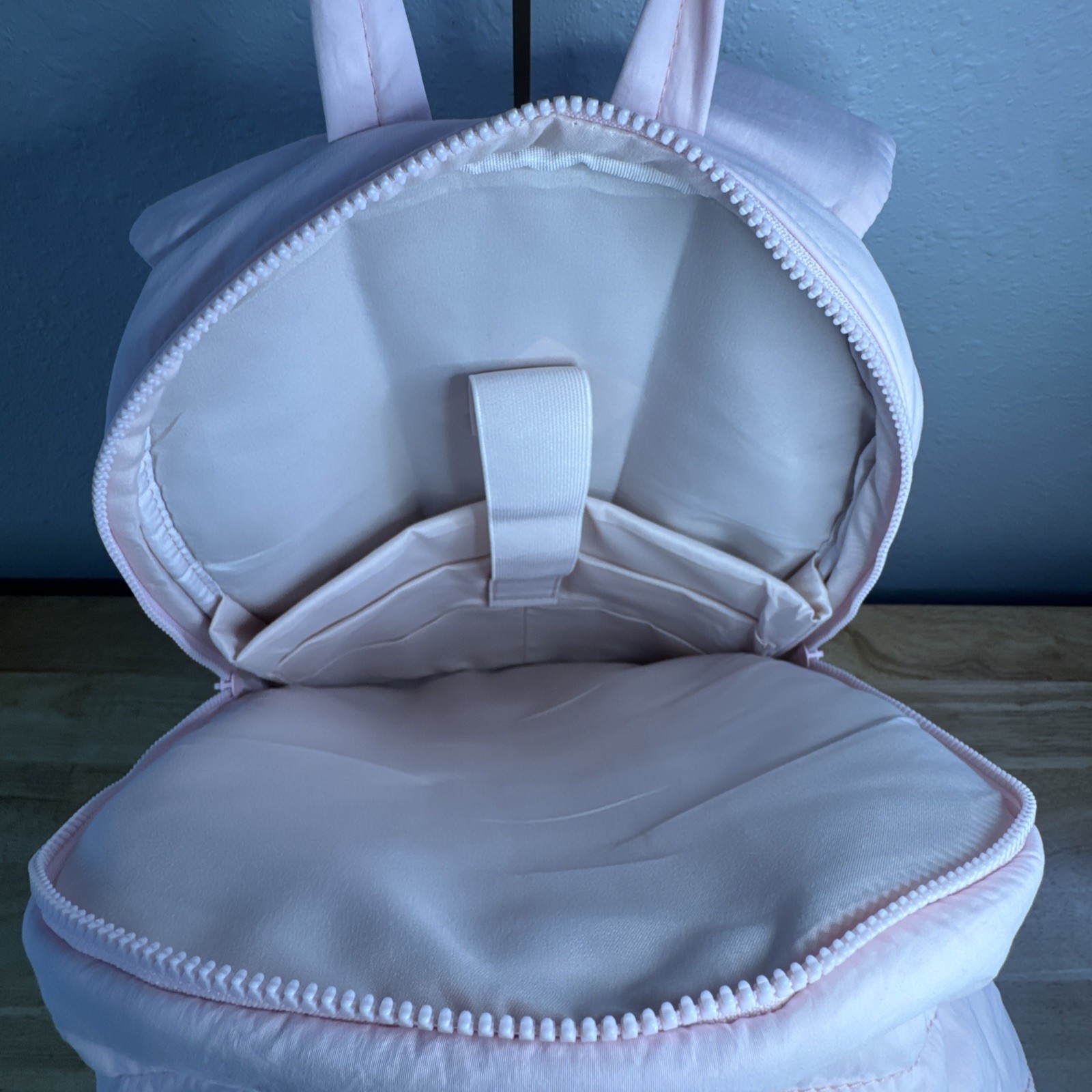 Uselike Quilted Puffer Backpack Pink Laptop Travel School Bookbag Bag