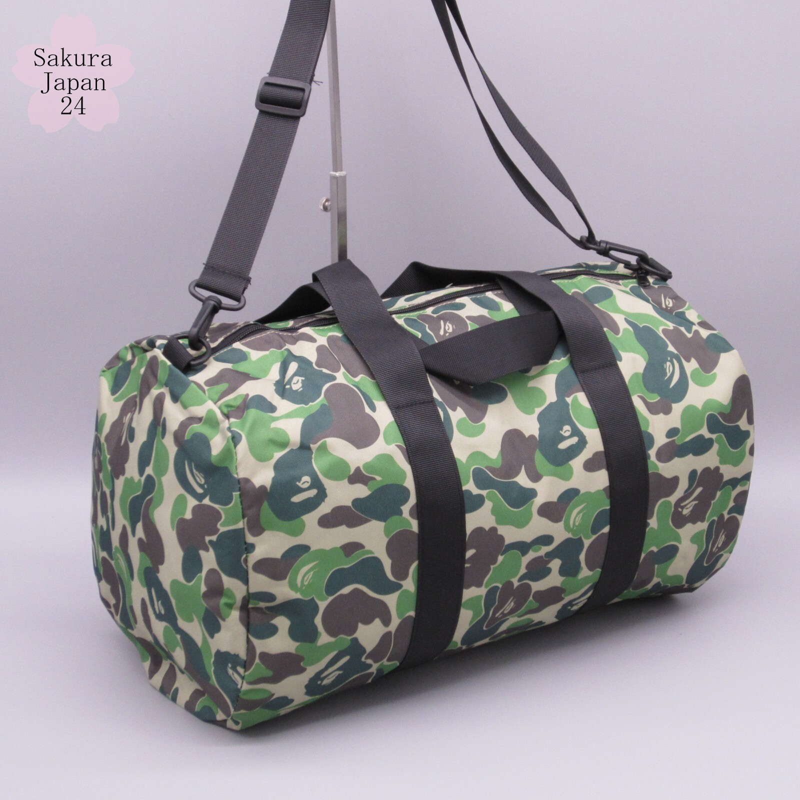 10 Set BAPE A Bathing Ape Duffle Bag Camo Green 2020 Spring Magazine Free Gift