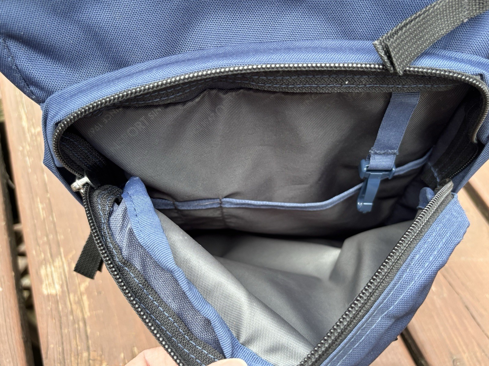 JanSport Big Student Backpack JS0A47JK Navy-5 Pockets- 17.3”x13”
