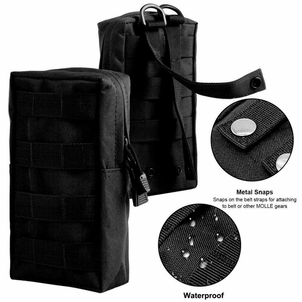Tactical Molle EDC Pouch Utility Hanging Waist Bag Outdoor Vest Backpack Hunting