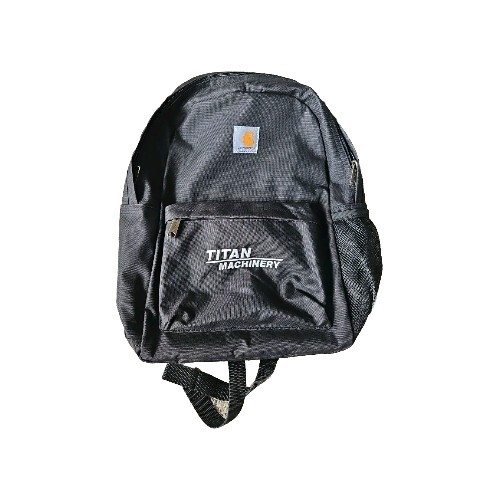 Carhartt Classic Backpack Black Titan Machinery Stitched Logo