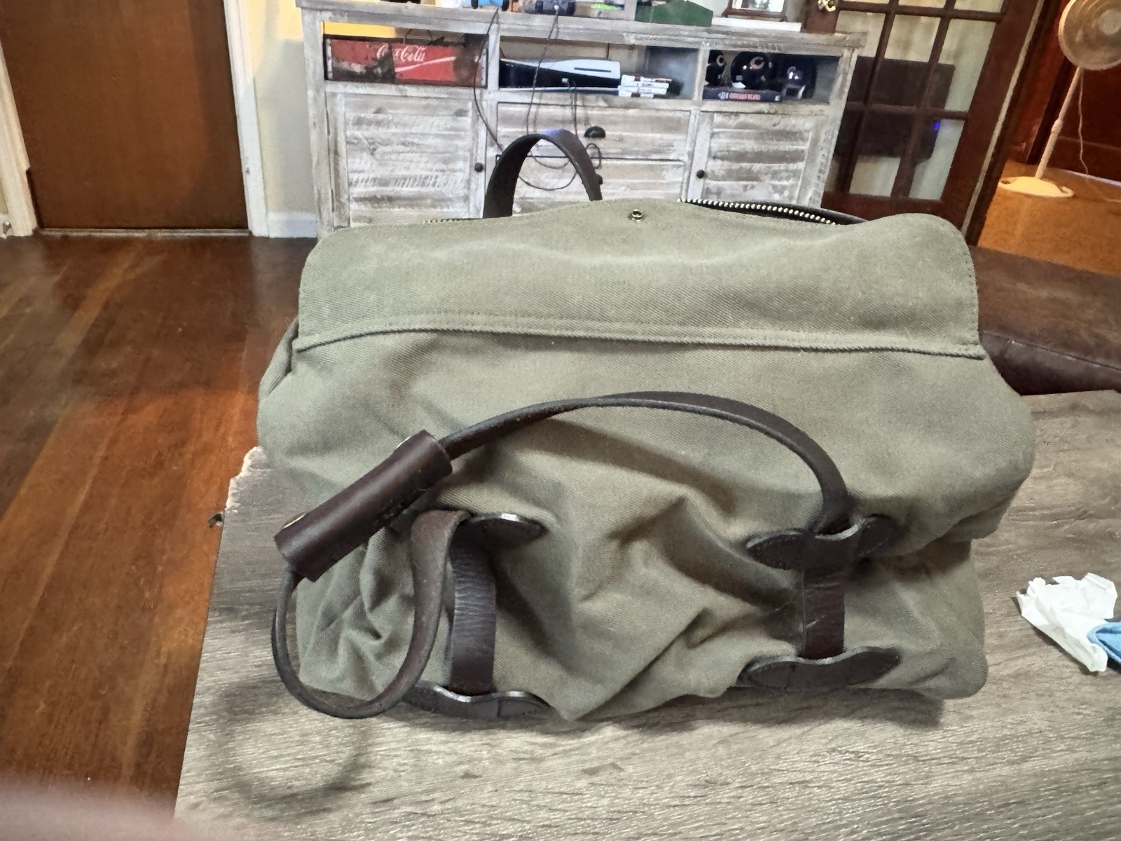 filson small rugged twill duffle bag