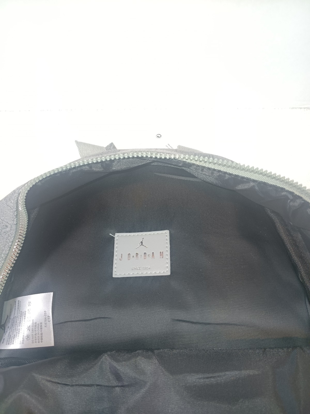 New Authentic Jordan Monogram Jumpman Backpack Cool Grey