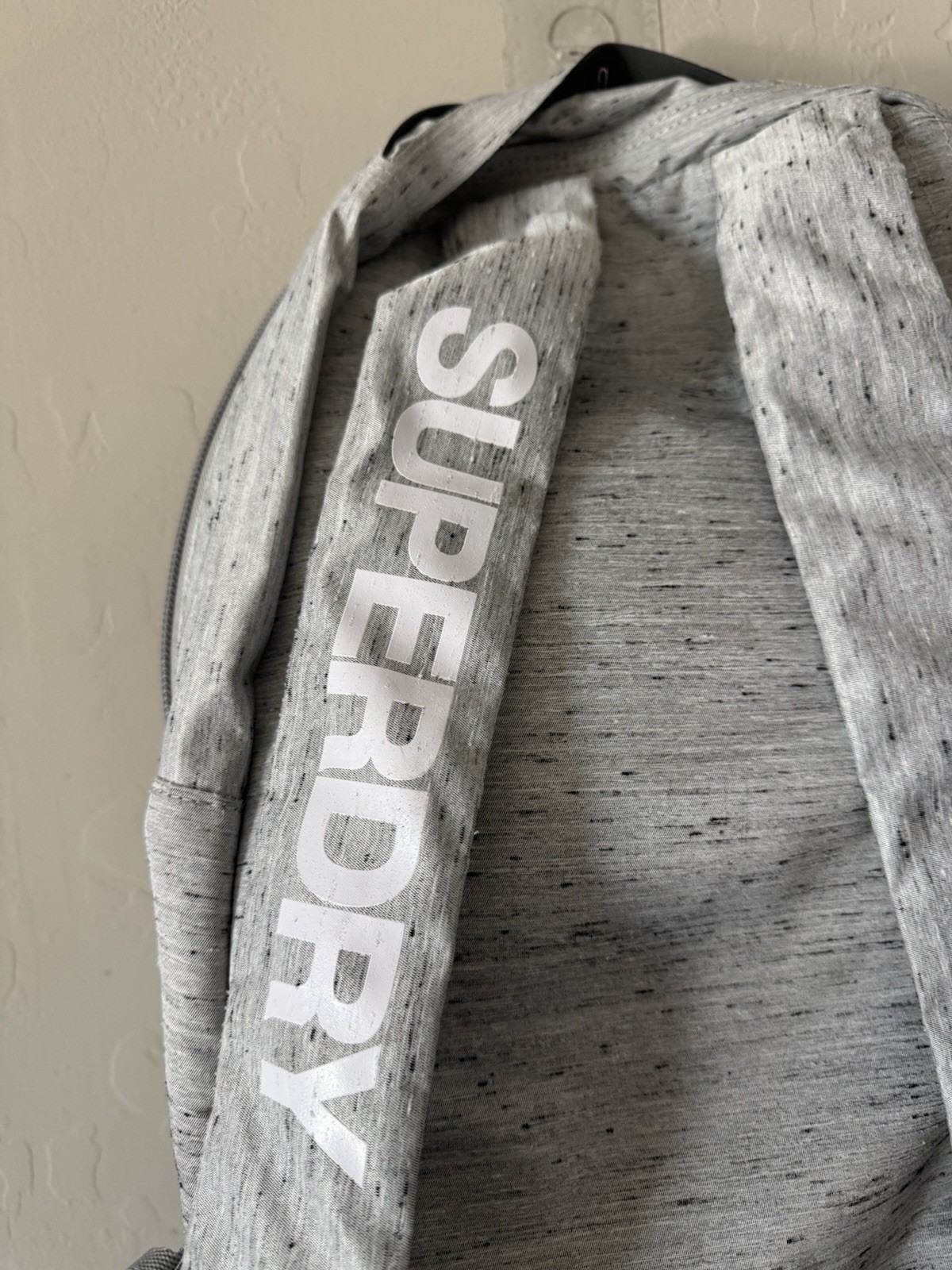 SUPERDRY International Embossed Kayem MONTANA Gray Backpack One Size