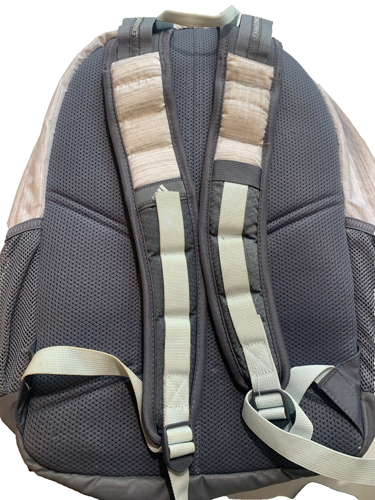 GOOD Adidas Backpack with Laptop Sleeve Pocket, 21 in x 16 in Gray, Oxford Cloth