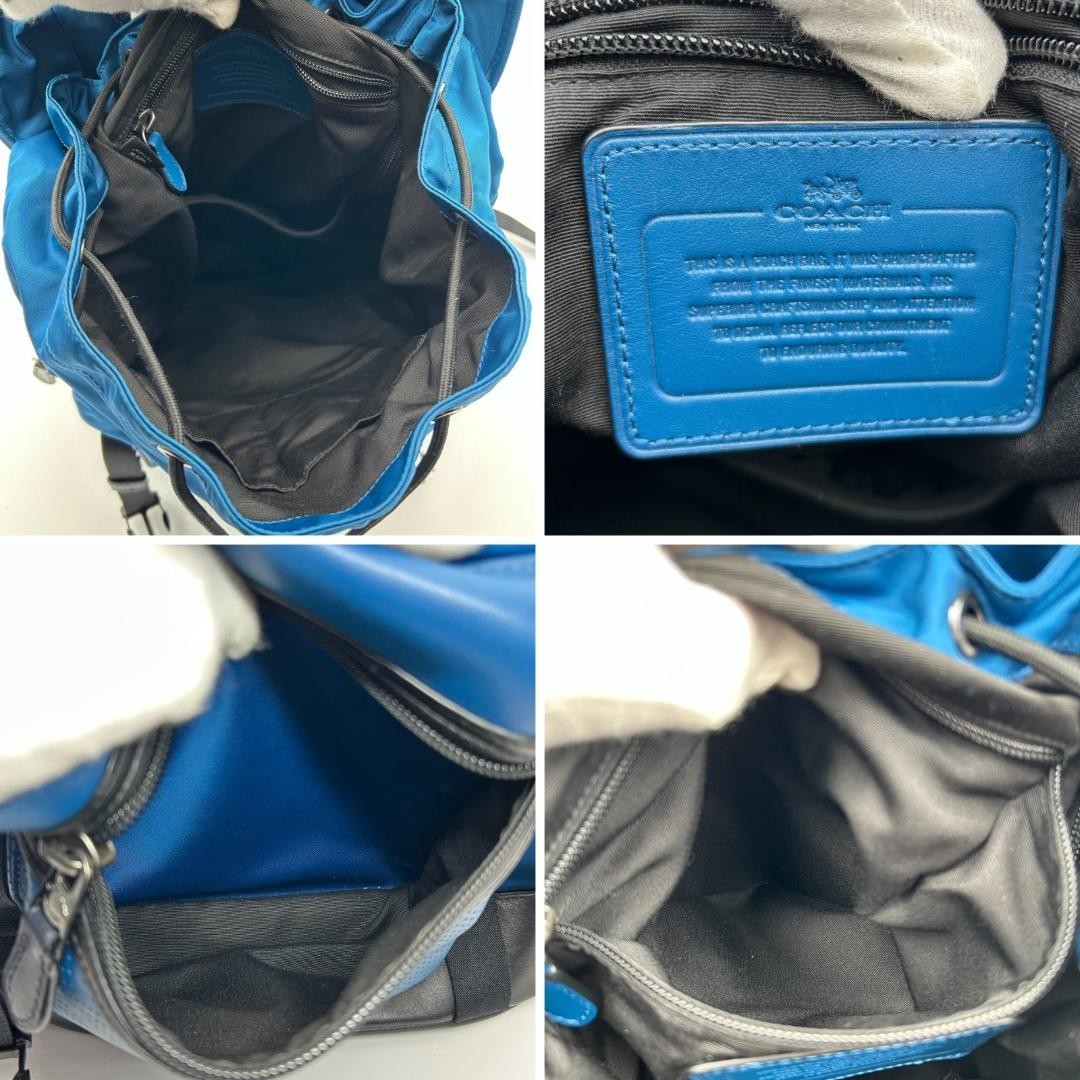 Coach Terrain Trek Nylon Leather Backpack 16cm depth Used