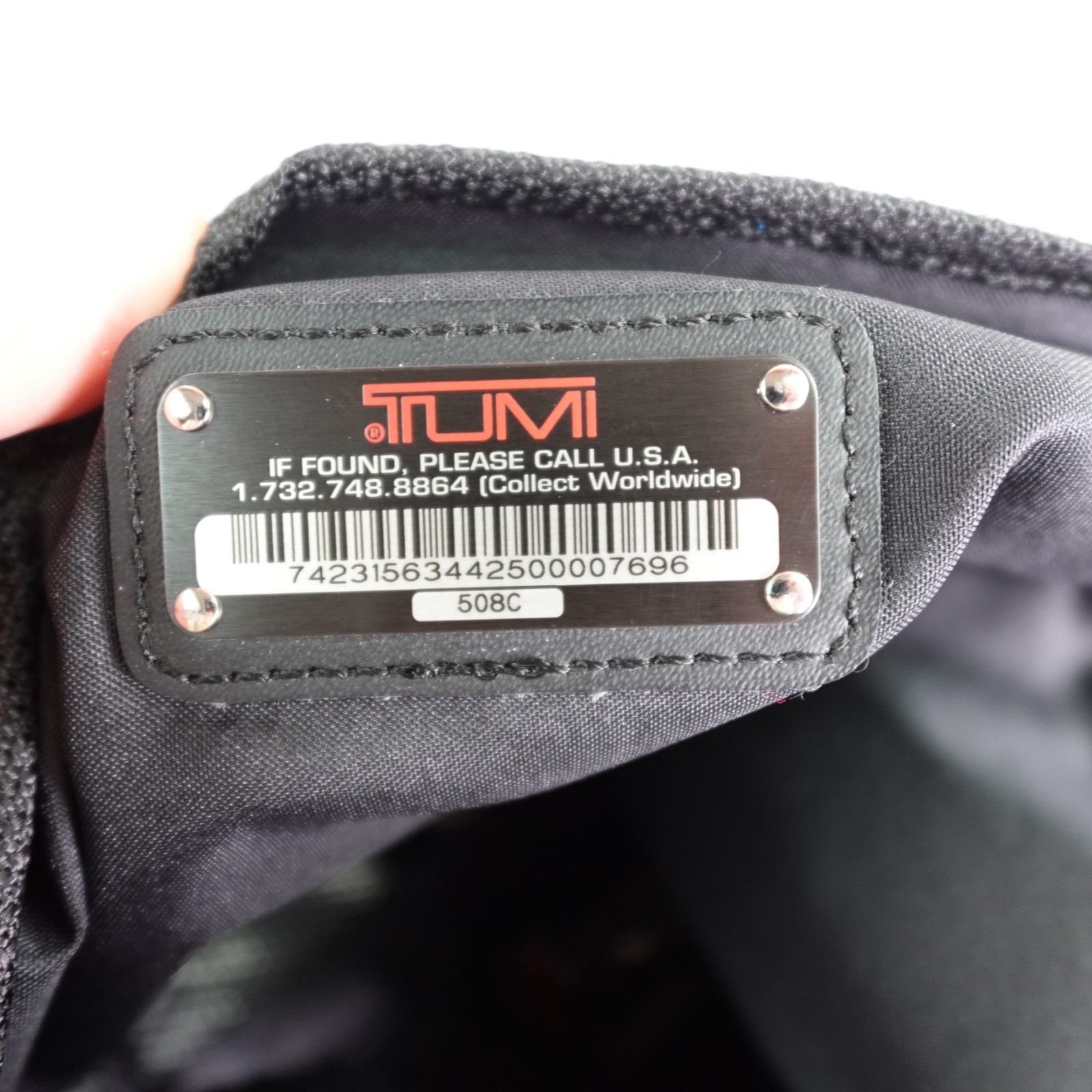 Tumi T2 Ballistic Large Messenger Briefcase Laptop Bag Nylon Black Shoulder 508C