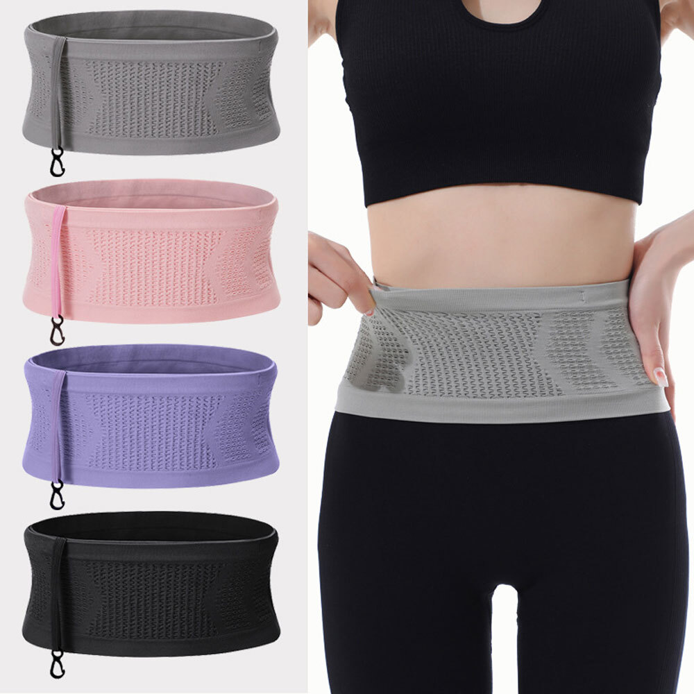Multifunctional Knit Breathable Concealed Waist Bag for Running ET