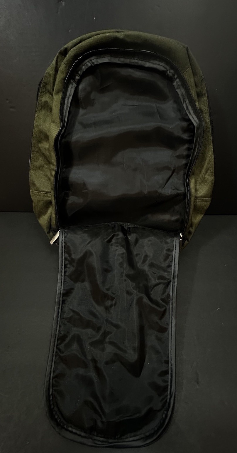 Embark small size ~15″x10″ casual travel backpack Dark Olive Green
