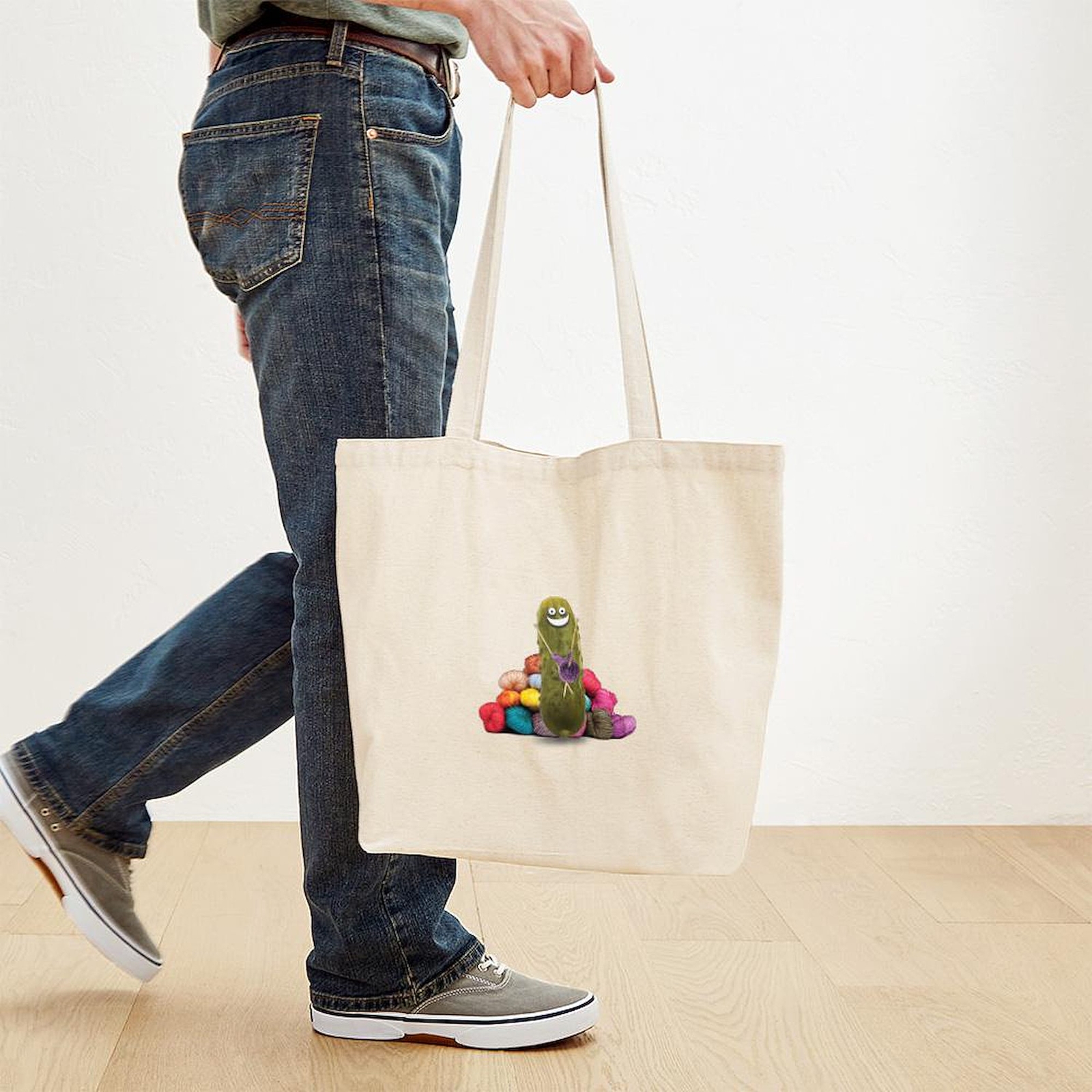 CafePress Knitting Pickle Tote Bag (2034312364)