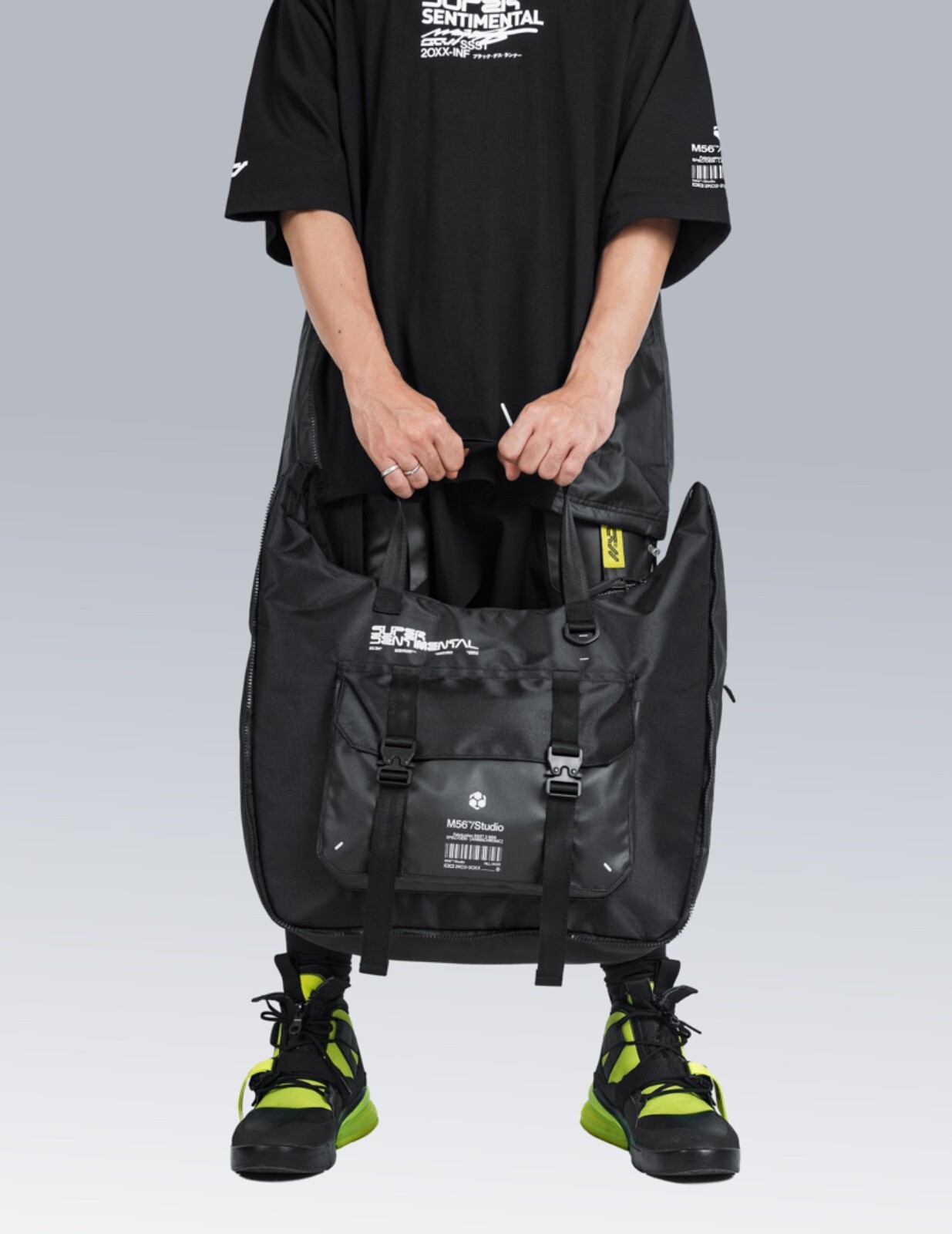 Machine56 x SSST Animachronic LUNAR/OEM-01 Lunar | messenger Crossbody Sling Bag