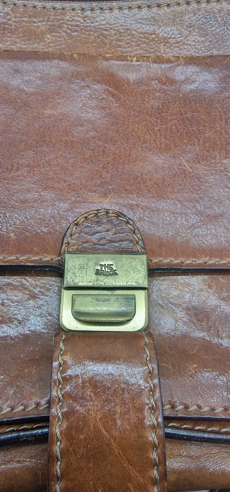 THE BRIDGE * Leather Business * Brown * Made Italy