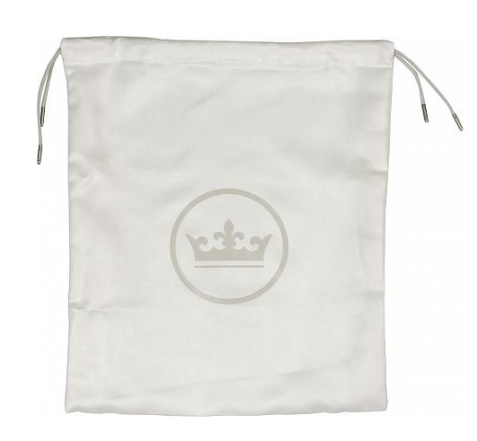 Peter Millar Drawstring Dust Storage Shoe Bag 12″ X 15″ Beige With Crown Logo