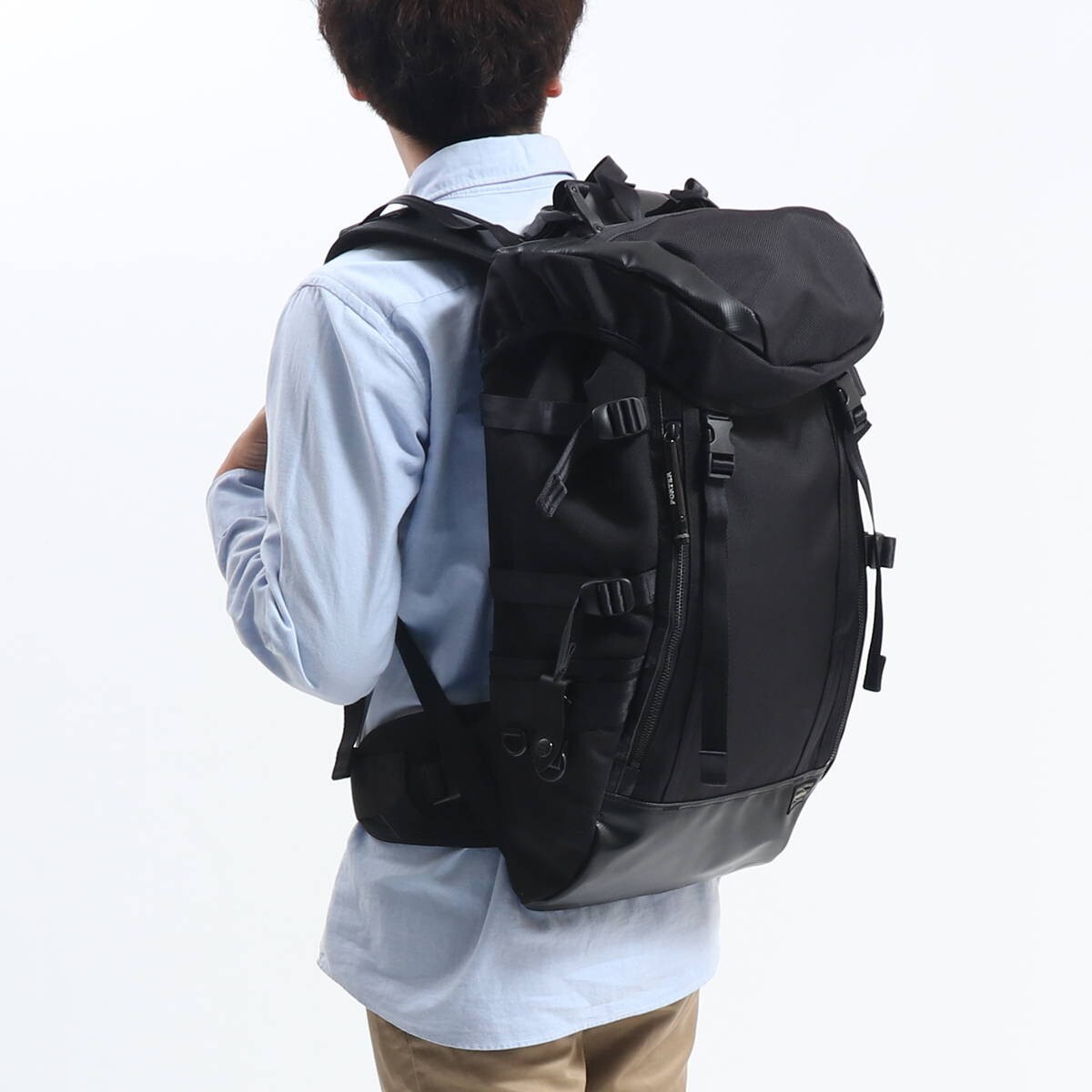 PORTER HEAT RUCKSACK 25L Backpack 703-06301 Black Yoshida & Co. Tokyo JAPAN JPN