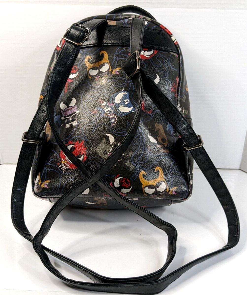 Loungefly x Marvel Venomized Superheroes Funko Pop! Black 2021 Mini Backpack