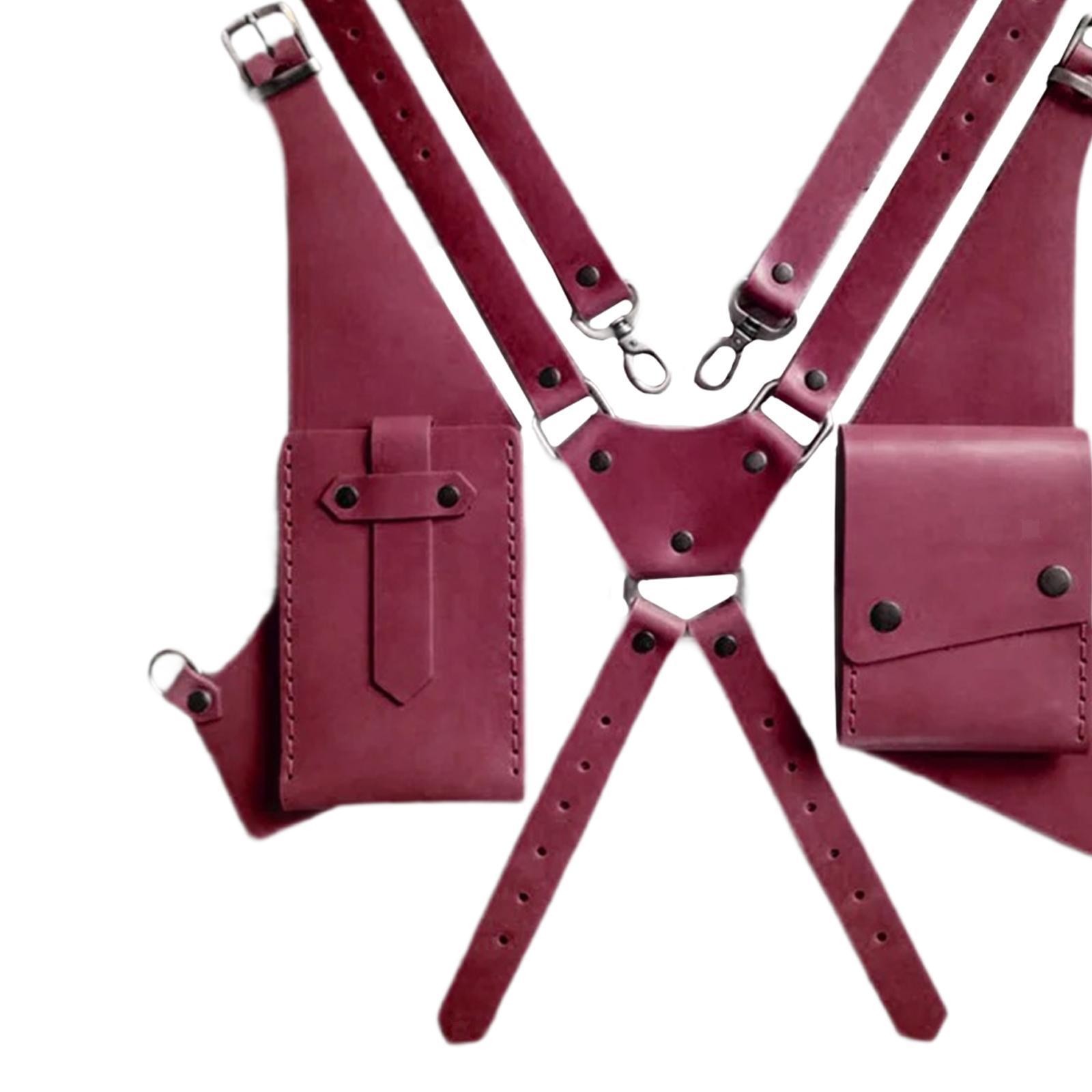 Steampunk Shoulder Harness Bag Underarm Strap Shoulder Bag for Costume Accessory