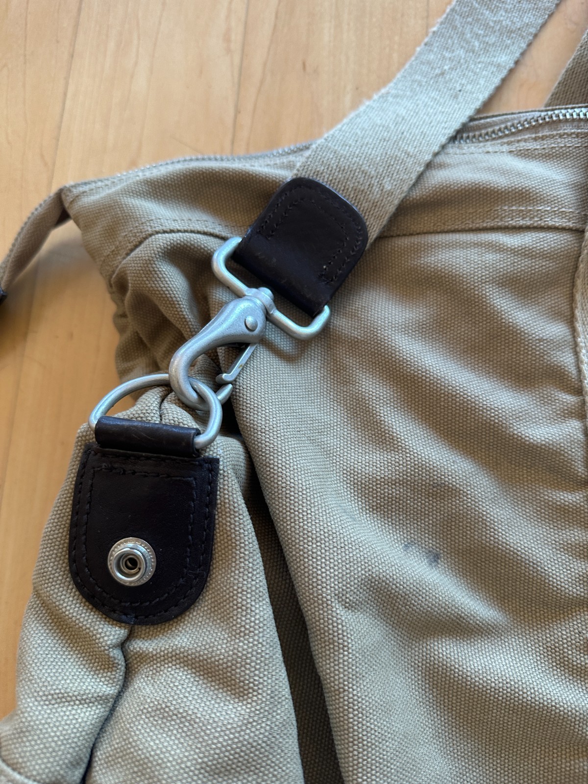 J.Crew Large Canvas and Leather Duffle. Sturdy. Very Good Condition