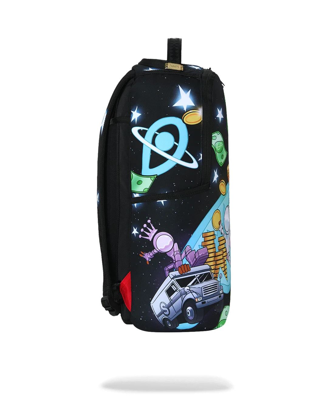 Sprayground ASTRO CREW Space Stacks Backpack🔥New Black Bookbag Large School Bag