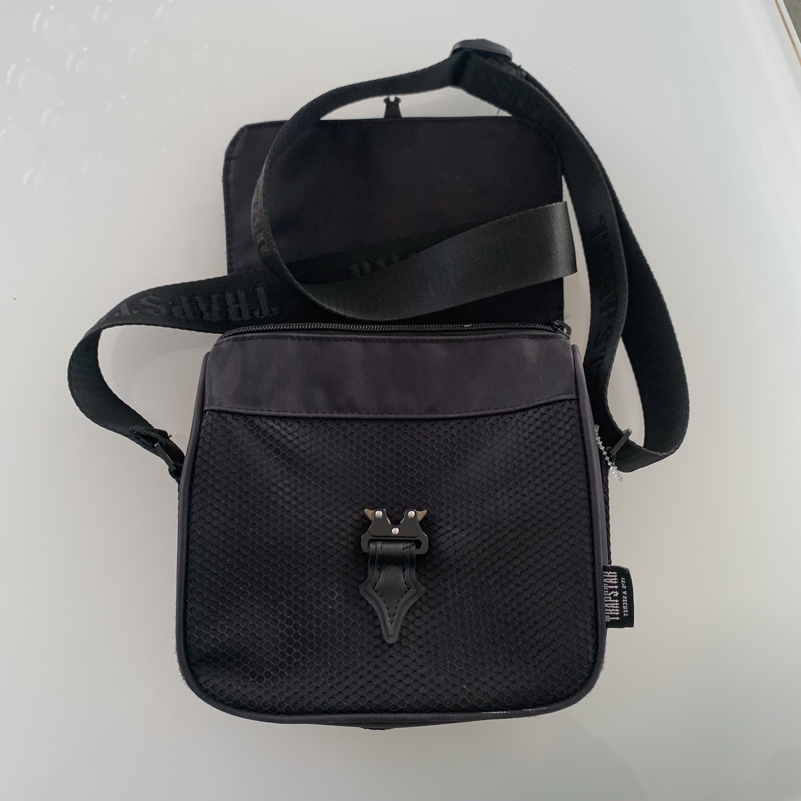 Trapstar Irongate T Cross Triple Black Blackout Edition Crossbody Bag