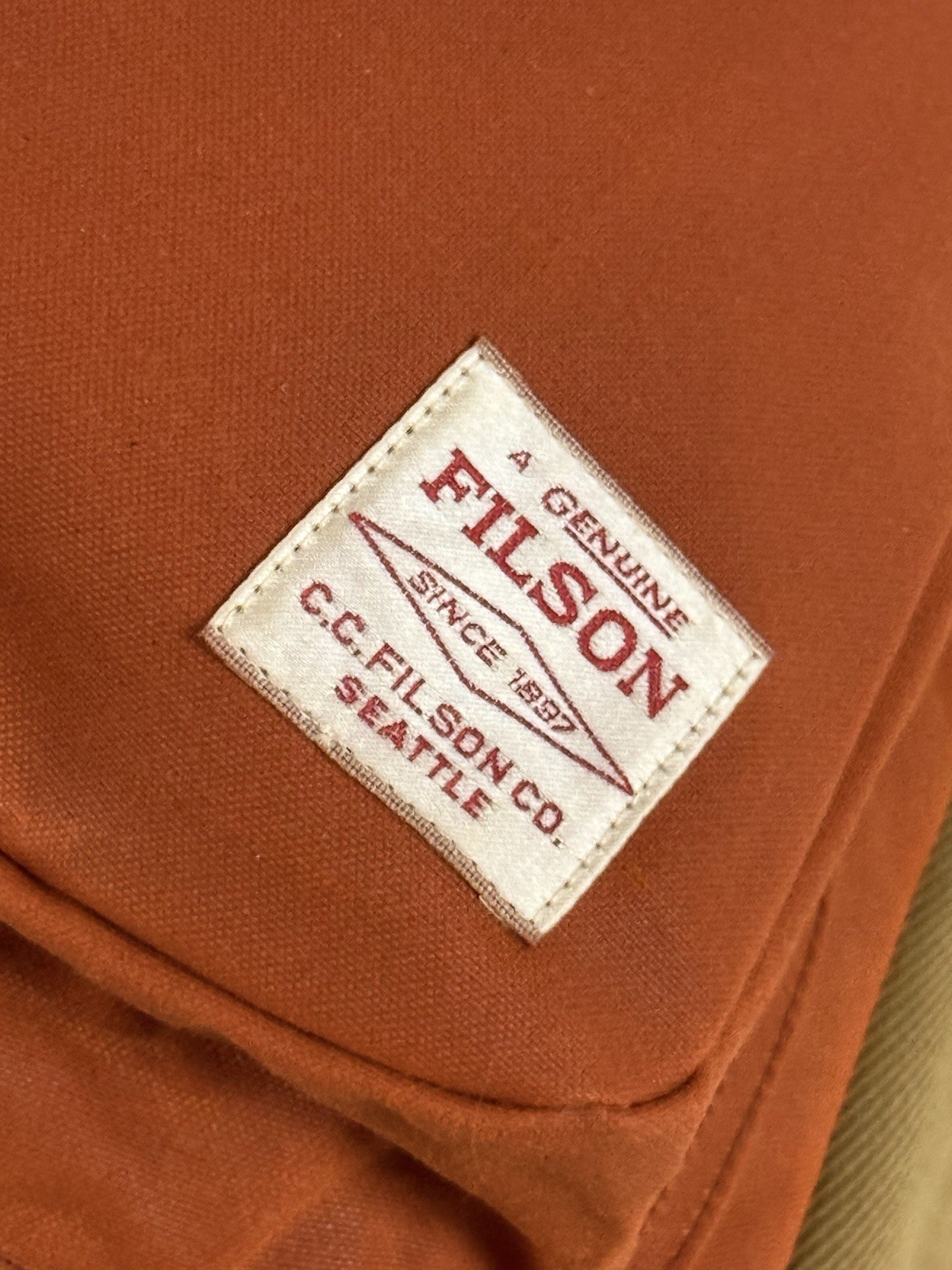 FILSON JOURNEYMAN BACKPACK RUST NWT